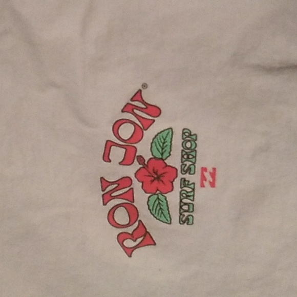 π BILLABONG AQUA Tee RON JON SURF SHOP π EUC VINTAGE - Picture 5 of 16
